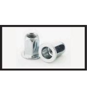 Full Hex Flat Head Insert Nuts – Rubber Well Nuts for Load Spreading in Oversize Holes – EPDM Rubber Body, Brass Insert Nut, M6-M10, Flat Countersunk Head for Automotive Trim, Signs and Fascia Fixing